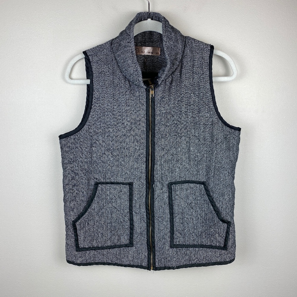 Quilted Herringbone Vest - Size Medium
